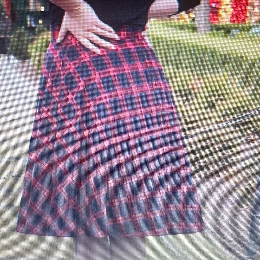 Vintage flannel skirt